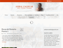 Tablet Screenshot of anibalzaldivar.com